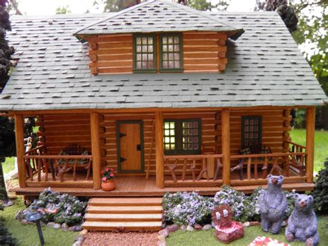 theweetinker: Log Cabin in Miniature