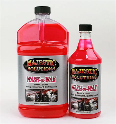 WASH-n-WAX - Majestic Solutions Car Care Products