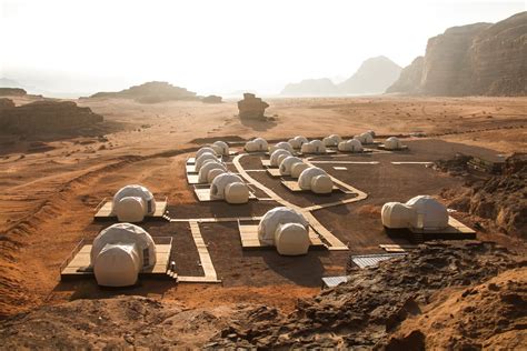 Wadi Rum Desert Camp in the martian landscape - wild man life