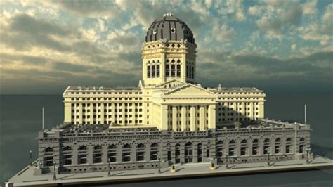 Chicago Federal Building | c. 1905-1965 | Chicago, Illinois - Minecraft Building Inc