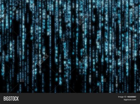 Blue Matrix Background Image & Photo (Free Trial) | Bigstock