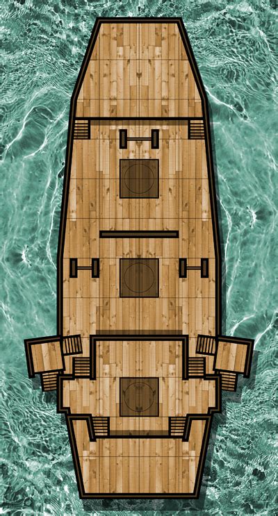 Ship- Pirate Junk- Top Decks by WhoDrewThis on deviantART | Schiff, Dnd