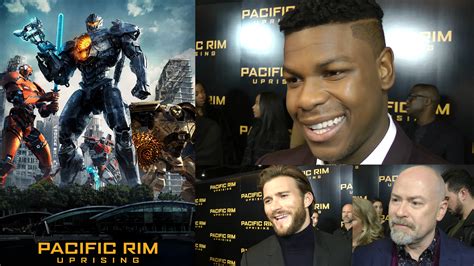 Pacific Rim Uprising Cast Interviews - John Boyega, Scott Eastwood & Steven S. DeKnight - HeyUGuys