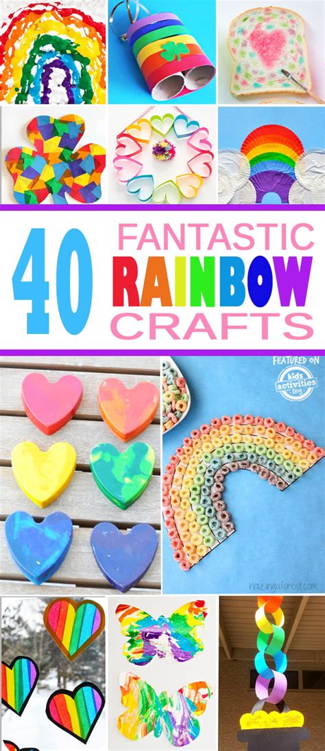 40 Fantastic Kids Rainbow Crafts | Kids Activities Blog