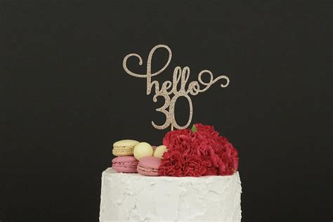 30th Birthday Cake Topper