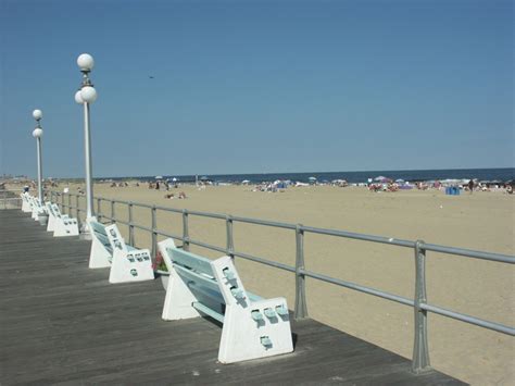 Bradley Beach, NJ : Boardwalk & Beach photo, picture, image (New Jersey ...