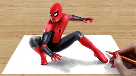 3D Drawing: Spider-Man Far From Home 🕷🕷🕷🕷🕷 | Jasmina Susak - YouTube