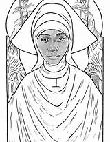 Catholic Saints Coloring Pages For Kids sketch template