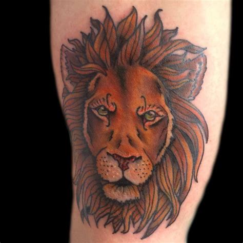 12+ Old School Lion Tattoo Designs | PetPress