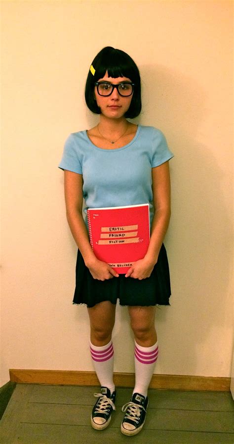 Tina Belcher from Bob's Burgers | Homemade halloween costumes, Cheap ...