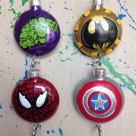 Superhero Ornaments Marvel Comic Ornament Hulk Ornament