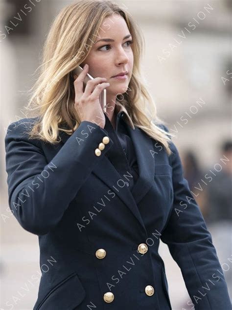 Emily VanCamp The Falcon And The Winter Soldier Blue Blazer