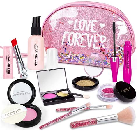 Pretend Makeup for Girls - 11 Piece Play Makeup Set- Safe & Non-Toxic,Realistic Cosmetic Beauty ...