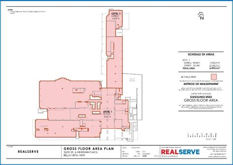 Work out floor space ratio with a gross floor area survey