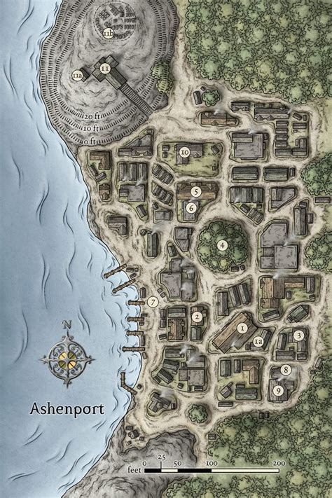 City and Town Maps (D&D) | Fantasy city map, Fantasy world map, Fantasy map