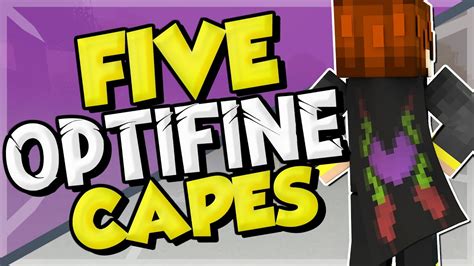 5 Optifine Cape Designs! (Cool Minecraft Capes) - YouTube