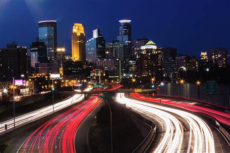 Downtown Minneapolis Skyline Photograph by Thomas Hansen - Fine Art America