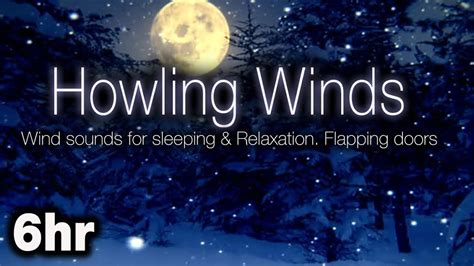 HOWLING WIND for 6 Hours, Sound of Wind for Relaxing, Sleep, Study ...