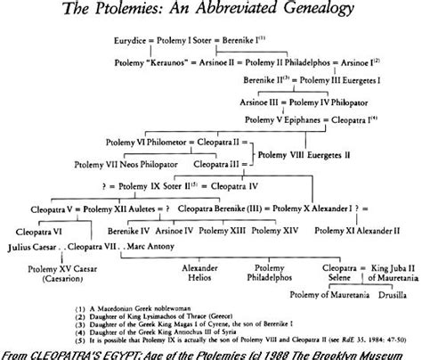 The House of Ptolemy: Genealogy of the Kings, Queens, and the Rest of the Royal Ptolemies