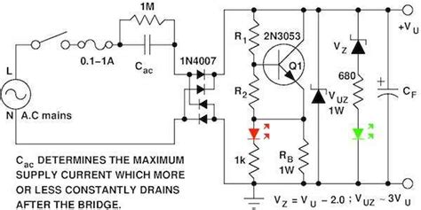 Power Supply Bleeder Resistor Circuit