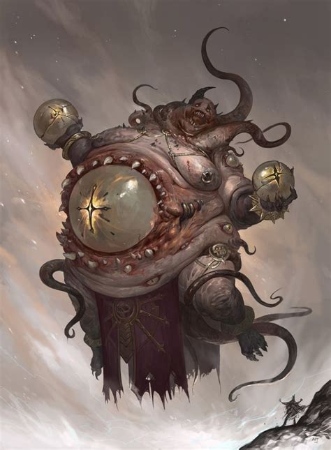 ArtStation - 1603_Beholder, minjun Kim Creature Concept Art, Creature ...