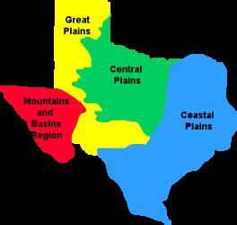 Gulf Coastal Plains - Regions of Texas