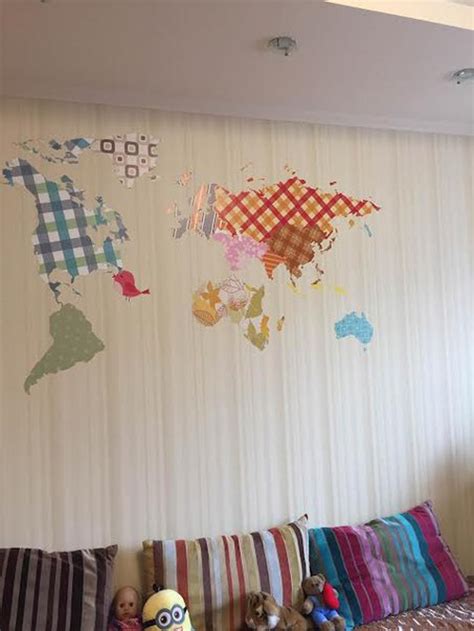 World Map World Map Wall Decal Map Wall Decal Map Decal - Etsy