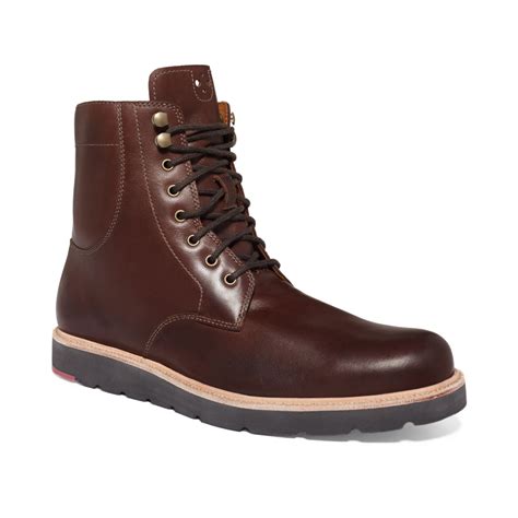 Cole Haan Martin Waterproof Wedge Lace Boots in Brown for Men (Copper ...