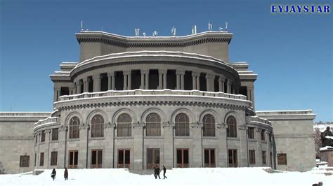 Magical winter in Yerevan, Opera house. Part II - YouTube