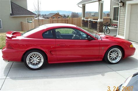 Pics of Rio Red SN95 Cobras with 18s | Ford mustang cobra, Sn95 mustang, Mustang