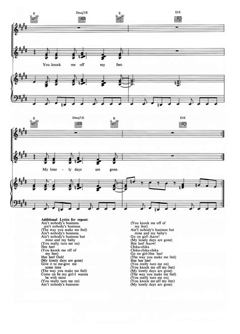 THE WAY YOU MAKE ME FEEL Piano Sheet music | Easy Sheet Music