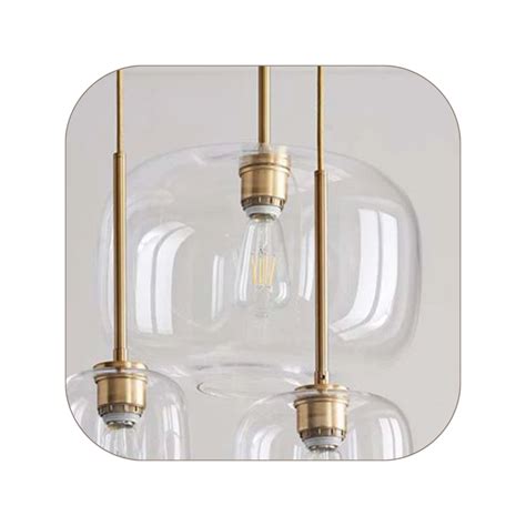 Modern Glass Brass Pendant Light — Modern Design Homes