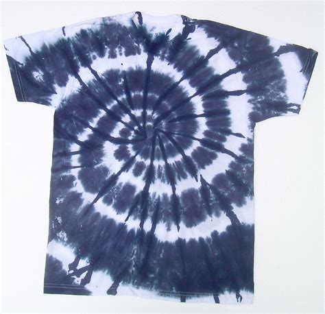 Tie Dye Shirt/ Child XLarge/ Black & White Spiral