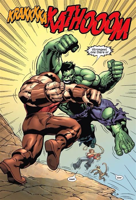 Hulk vs Juggernaut... | Marvel comics superheroes, Hulk marvel ...