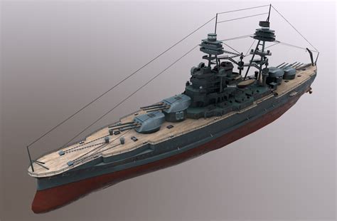 3D uss arizona battleship - TurboSquid 1228045