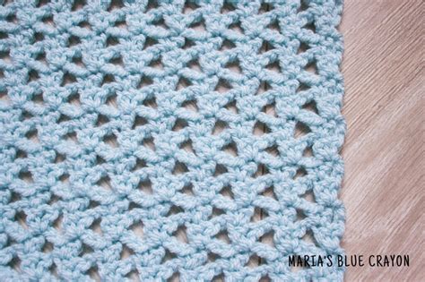 Lattice Crochet Stitch Tutorial - Maria's Blue Crayon