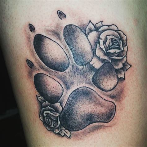 40 best Paw Print Flower Tattoo images on Pinterest | Paw print tattoos, Tattoo designs and ...