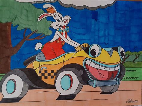 Roger Rabbit with Benny the Cab by Forceuser77 on DeviantArt