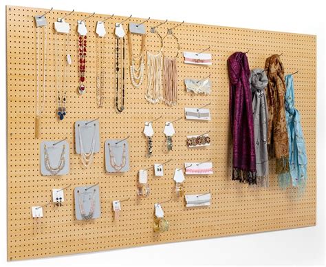 96 x 48, Pegboard Panel for Wall, Set of Two - Natural Peg Wall, Slat Wall, Wall Paneling, Craft ...