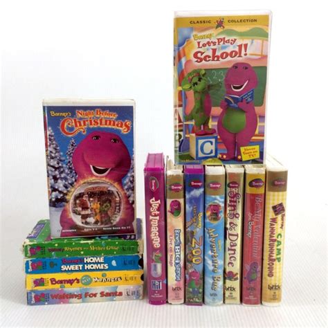 Lot Of 6 Barney Vhs Tapes Barney And Friends Vintage - HUGE LOT OF 17 Barney & Friends Vhs Tapes ...