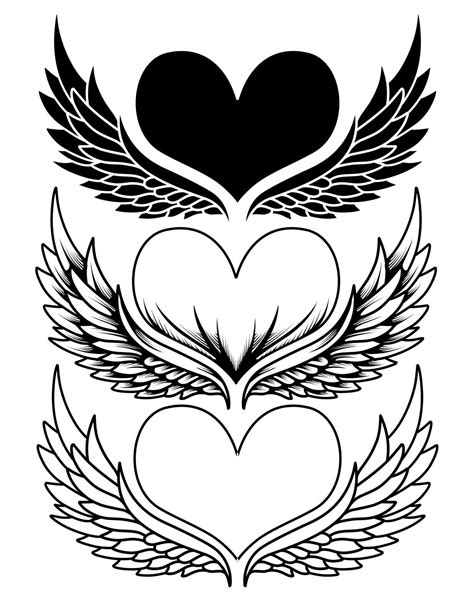 vector angel wings tribal tattoo 18857539 Vector Art at Vecteezy