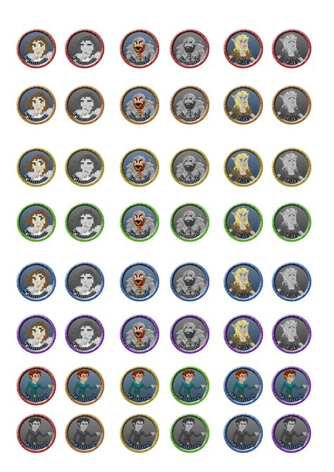 DnD 1' Tokens Part 2 by Iphrid on DeviantArt