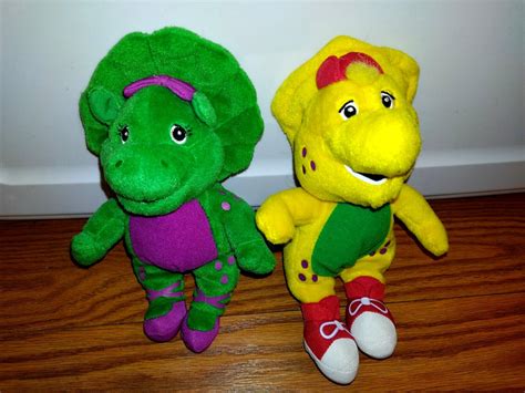 Barney - BJ & Baby Bop 8" Plush. | #4572143271