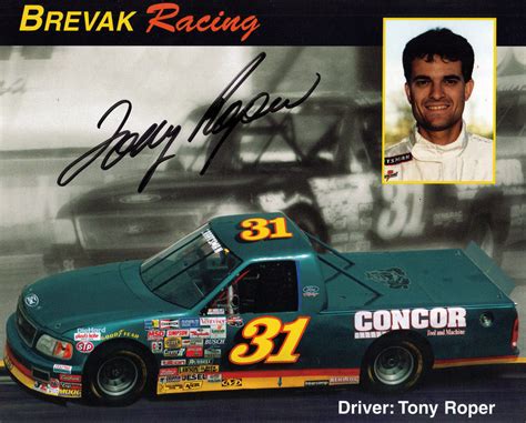 TONY ROPER #31 1997 NASCAR Autographed Racing Card - DVDs & Blu-ray Discs