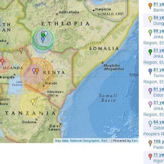 Large earthquake data around East Africa. | Download Scientific Diagram