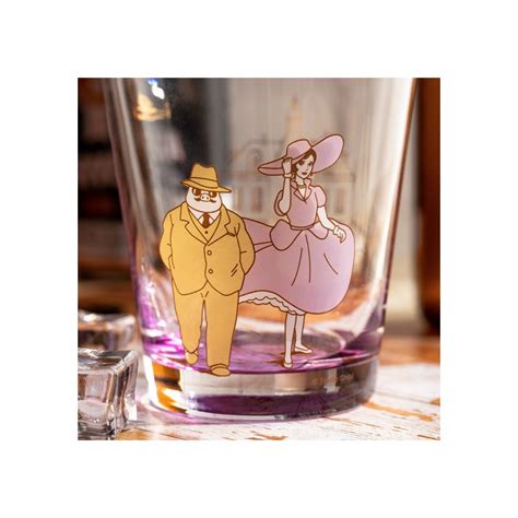 Decorated glass Marco & Gina - Porco Rosso