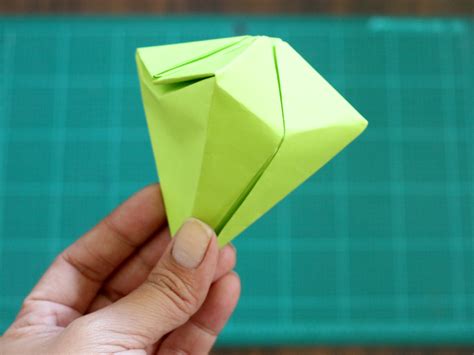 How to Make an Origami Diamond (with Pictures) - wikiHow