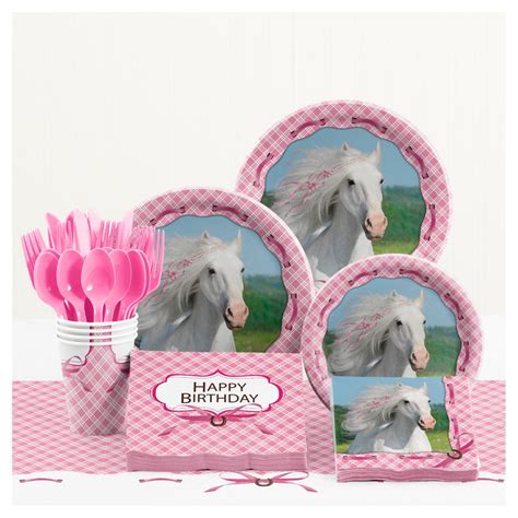 Heart My Horse Birthday Party Supplies Kit, | Horse birthday parties ...