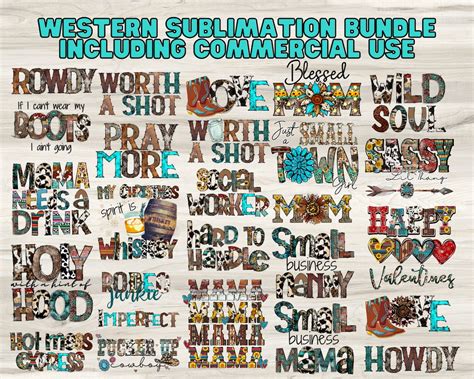 Western Sublimation, Western Clipart, Western Font, Sunflower Png ...