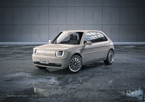 Italian Design Studio Creates An Electric Vehicle Concept Inspired By The Fiat 126 | DeMilked